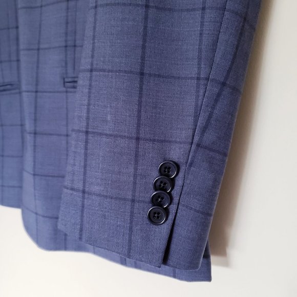 Simon's Lanificio Zignone Sport Jacket 36R - Blue - Picture 4 of 13